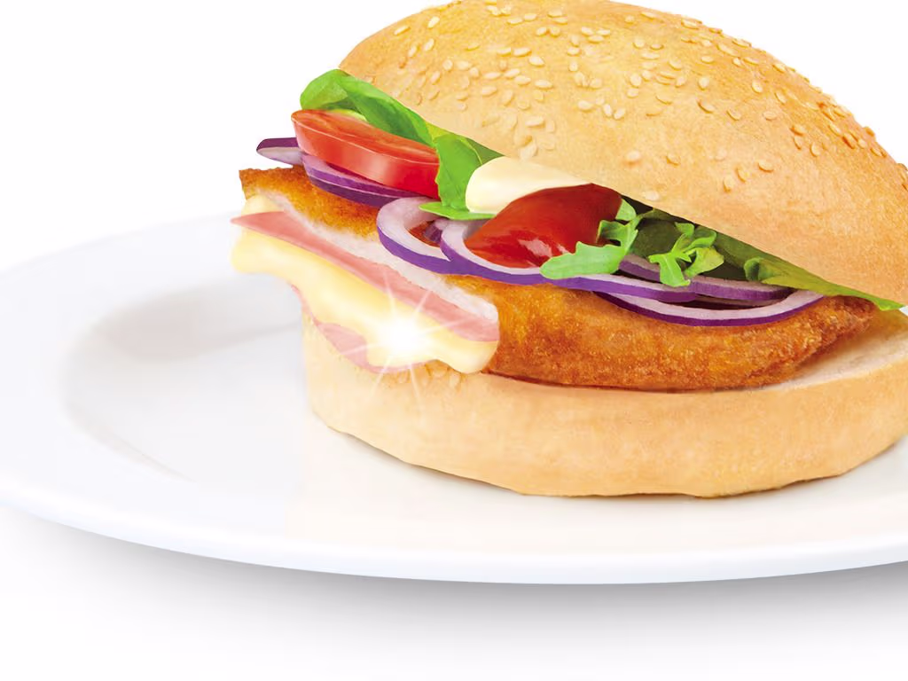 Cordon-Burger vom Huhn