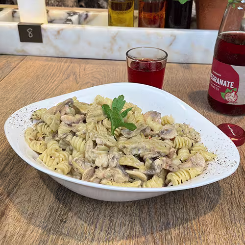 Pasta Planted Chicken Alfredo (vegan)