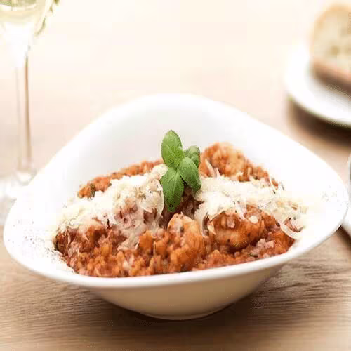 Gamberetti e Pomodoro (glutenfrei)