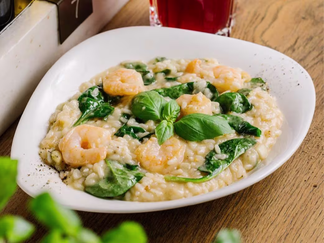 Pasta Al Limone con Gamberetti