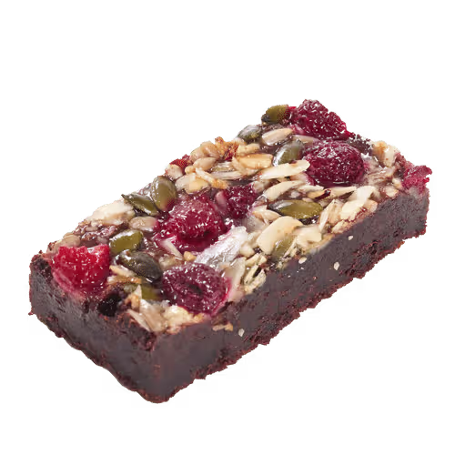 Himbeer Mandel Brownie