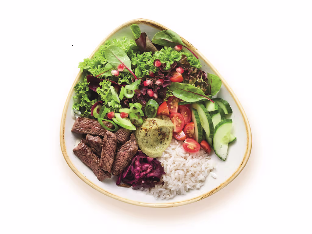Kebab Bowl mit Beef