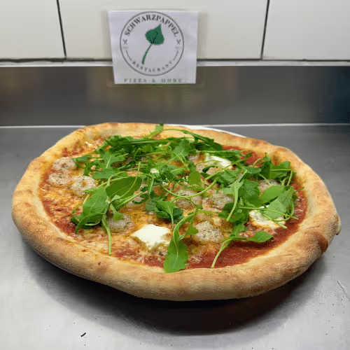 Pizza Garnelen