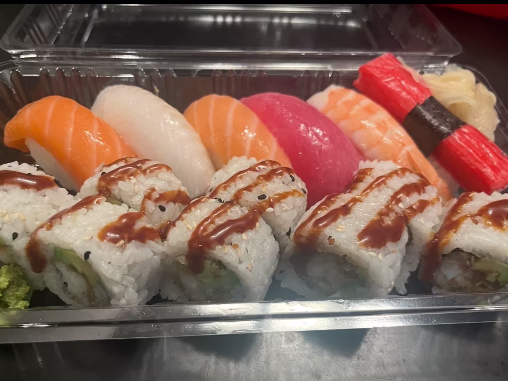 Tempura-Sushi Set