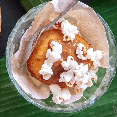 Frittiertes Eis