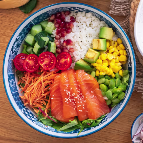 Poké Bowl Lachs