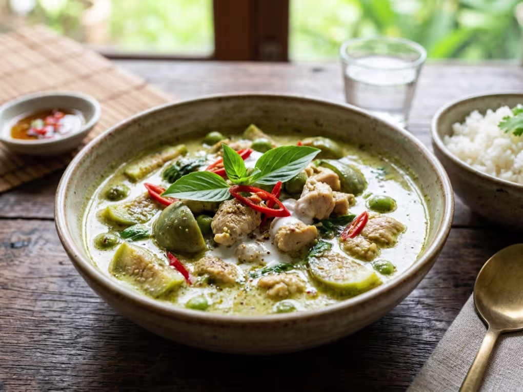 Grünes Thai Curry