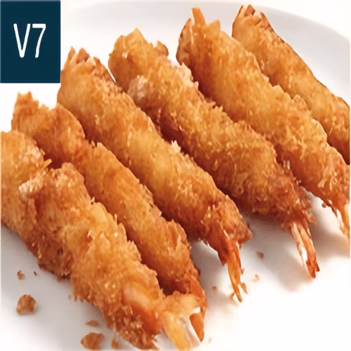 Gebackene Tempura Garnelen (6 Stück)