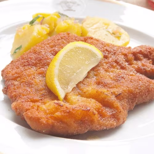 Schnitzel Wiener Art von der Pute