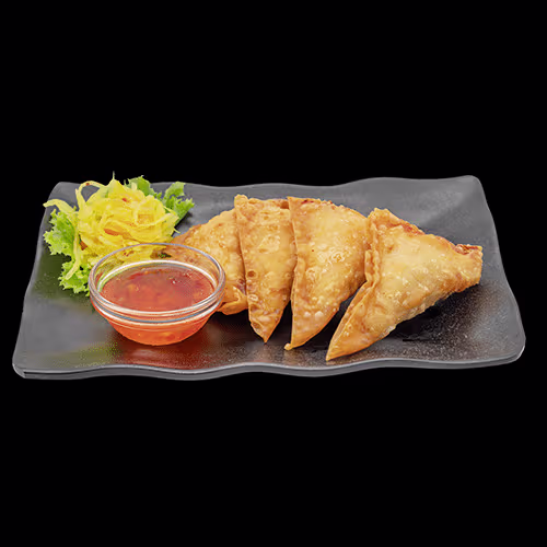 Gebackene Wantan (5 Stück)