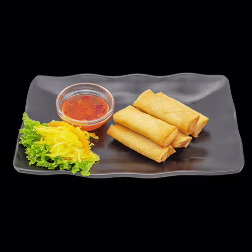 Vegetarische mini Frühlingsrollen (6 Stück)