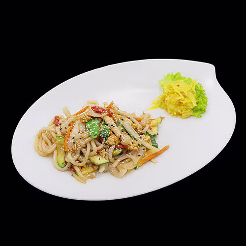 Yaki Udong mit Saisongemüse