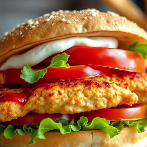 Veggie Chicken Burger