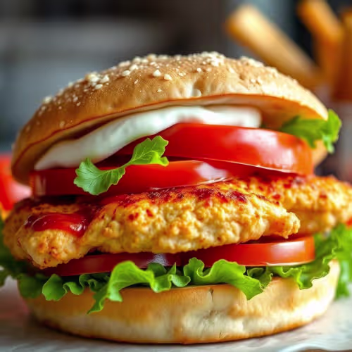 Hot Chicken Burger
