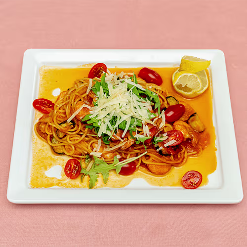 Calamari con Scampi