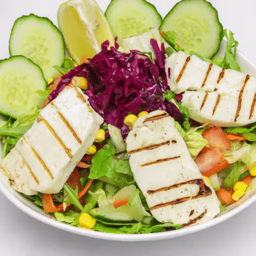 Hellim Salat/Halloumi Grillkäse Salat