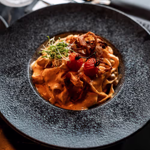 Tagliatelle Mit Hühnerfleisch