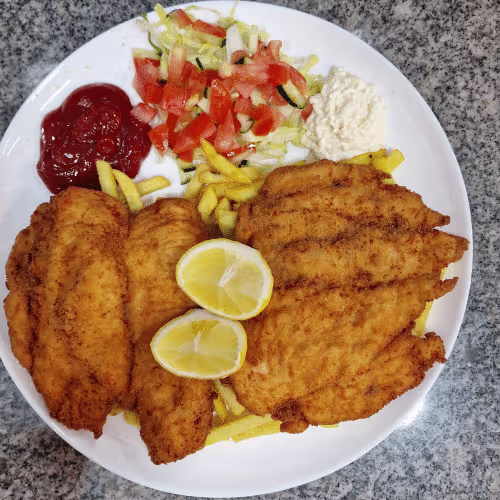 Schnitzel Teller