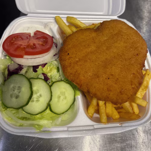 Schnitzel Teller