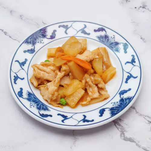 Hühnerfleisch mit Ananas