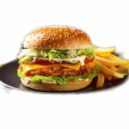 Chicken Chessburger Teller