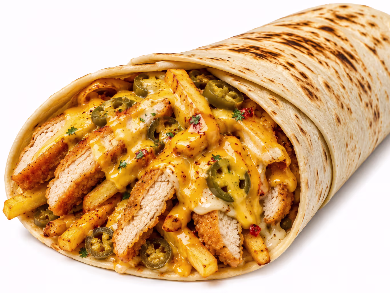 Chili Cheese schnitzel Dürüm 🌶️