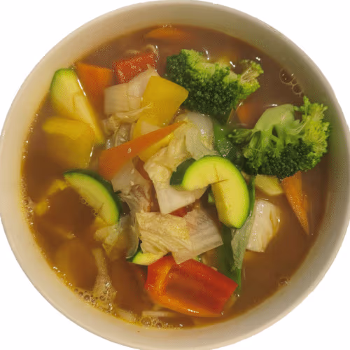 Gemüse-Ramen (scharf)
