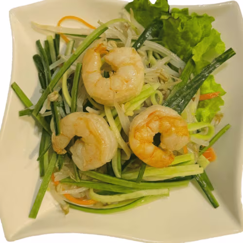 Thai Kung Salat (scharf)
