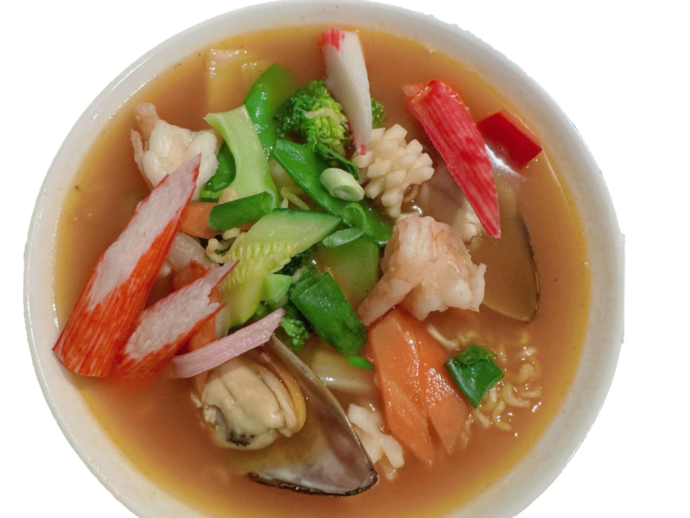 Meeresfrüchte-Ramen (scharf)