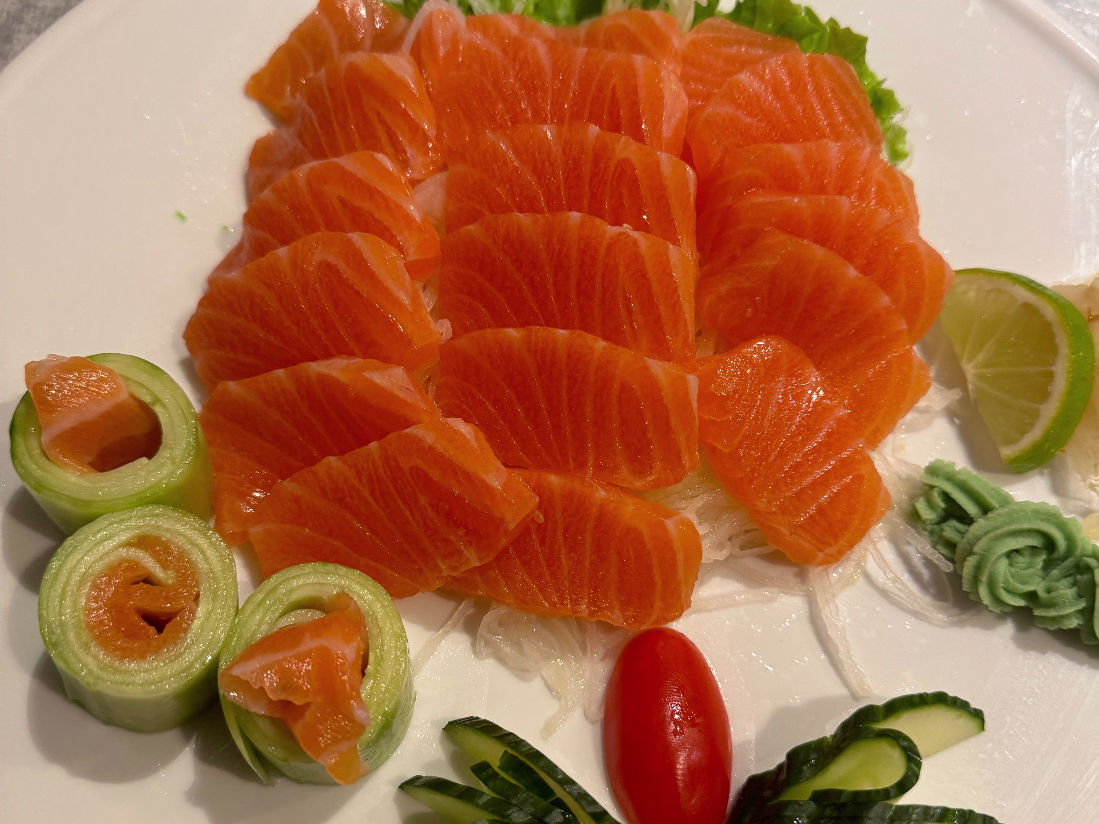 Lachs Sashimi Set (groß 18scheiben)
