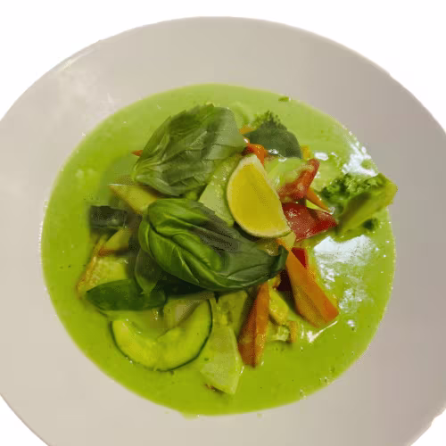 Green Curry Tofu (scharf)
