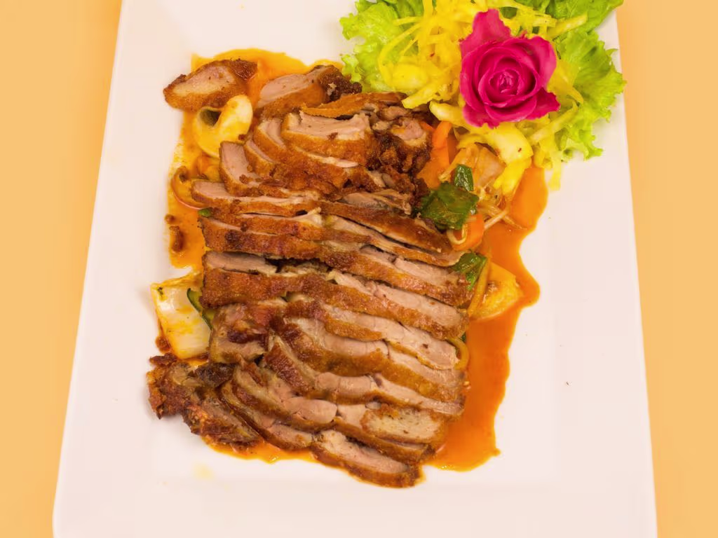 Knusprige Ente Süß-sauer