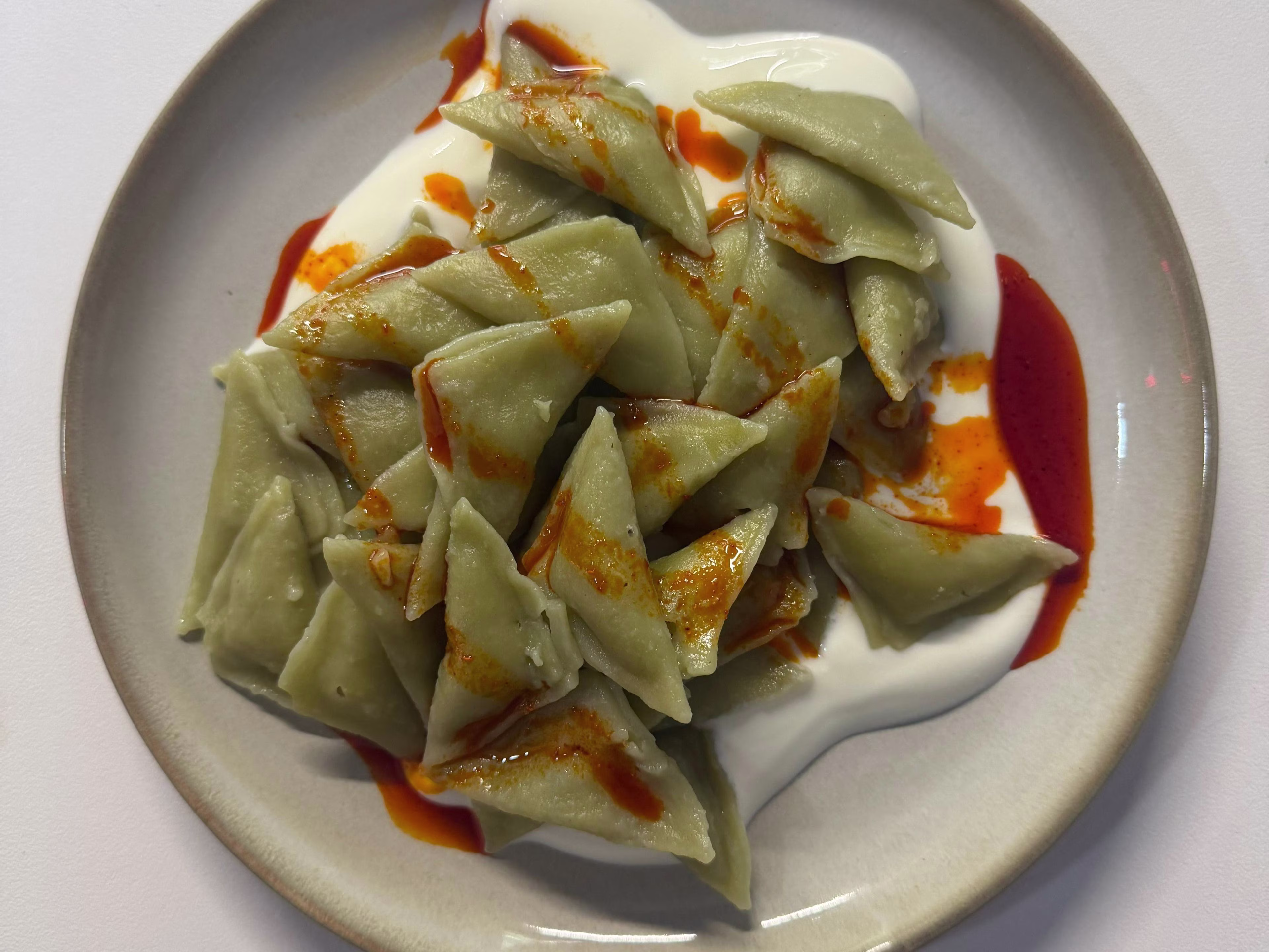 Manti mit Kartoffelfüllung