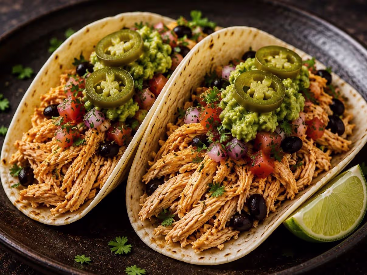 Pulled  Chicken Tacos
