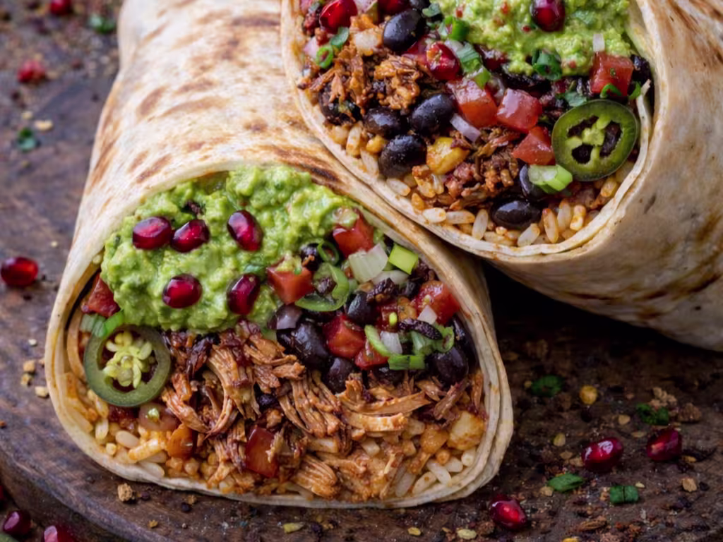 Pulled Chicken Burrito