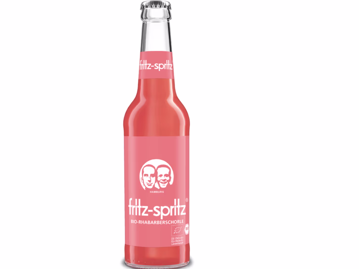 fritz-spritz® bio-rhabarberschorle 0,33l (MEHRWEG)