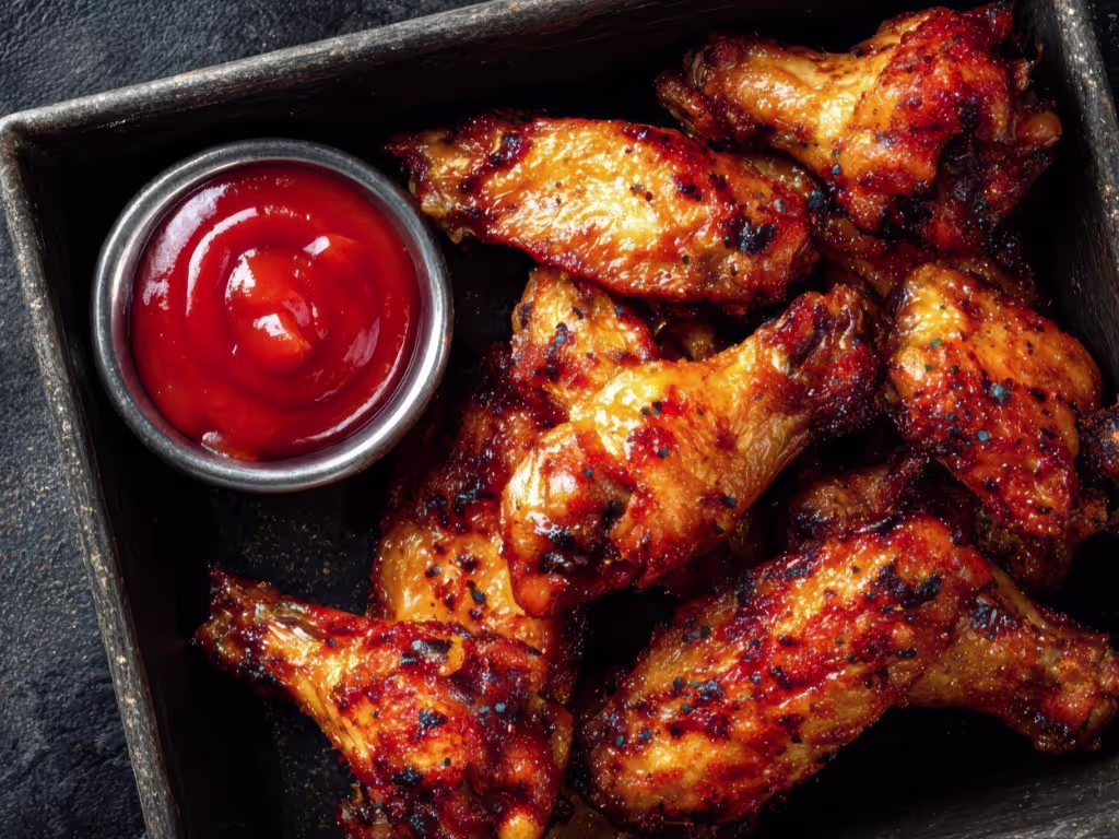 Hot Chicken Wings   A (5 Stück)