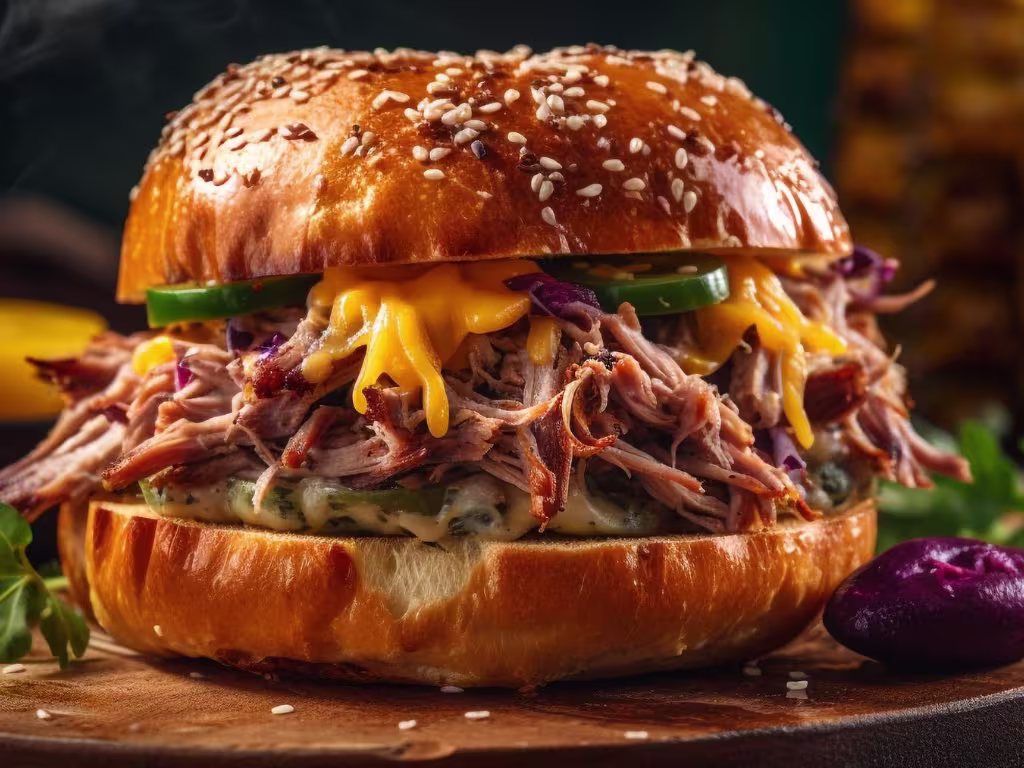 Pulled Beef Burger