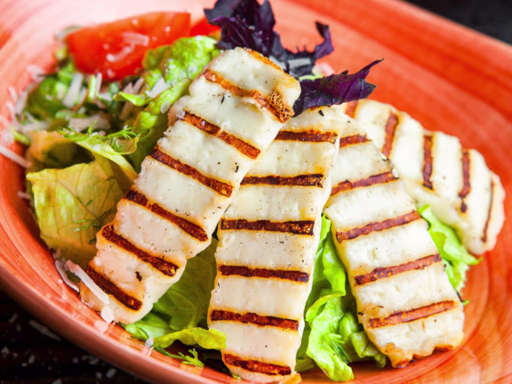 Gegrillter Halloumi