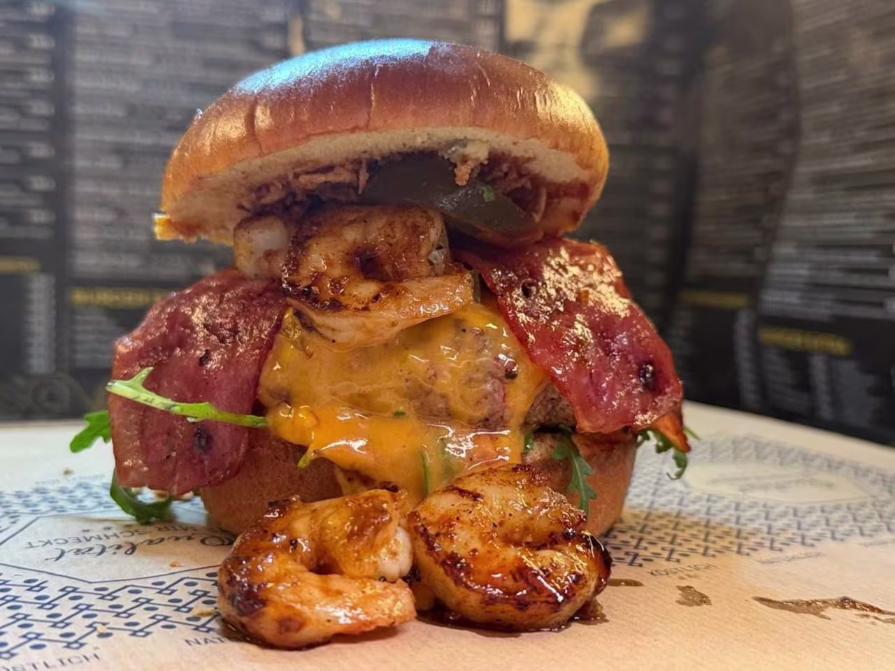 Surf and Turf Burger