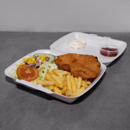 Schnitzel-Teller