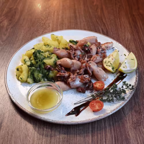 Gegrillte Calamari