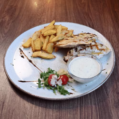 Hühnerfilet Käsesauce