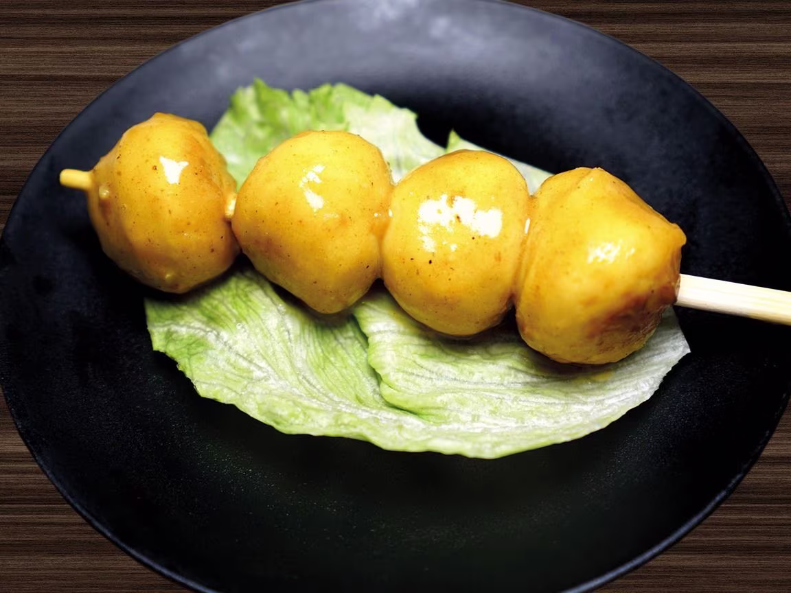Würzige Curry-Fischbällchen