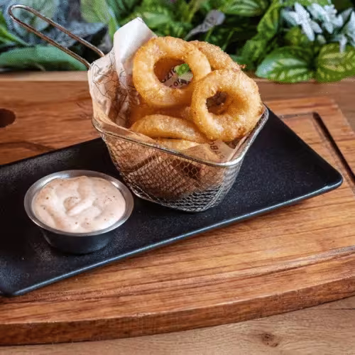 Onion Rings (6 Stück, vegan)