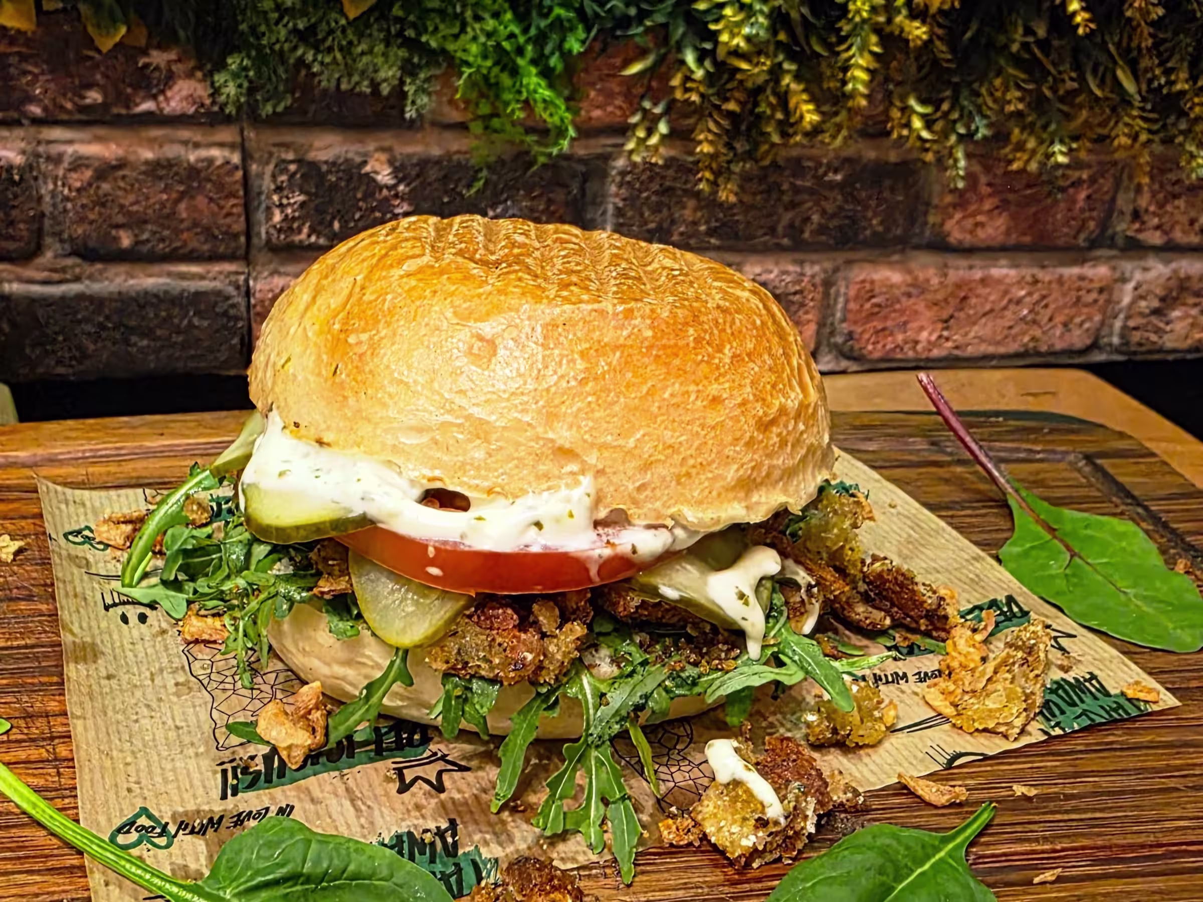 Kunusprige Falafel-Burger