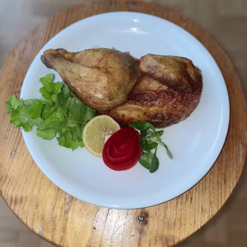 1/2 Grillhendl Menü