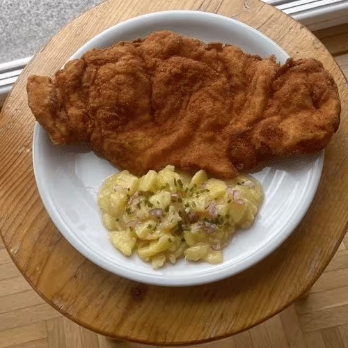Schnitzel mit Beilage