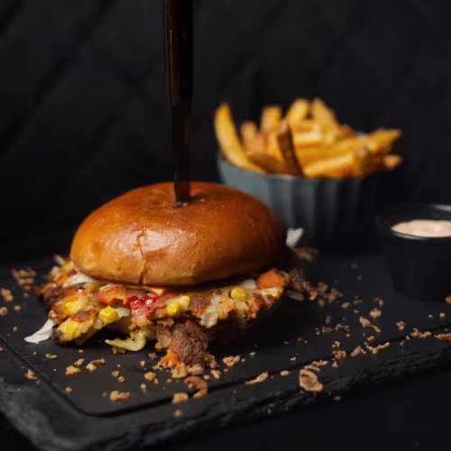 Smashed Veggie Burger