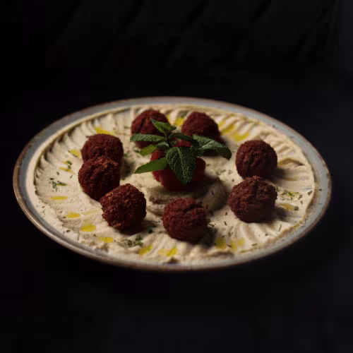 Falafel mit Hummus